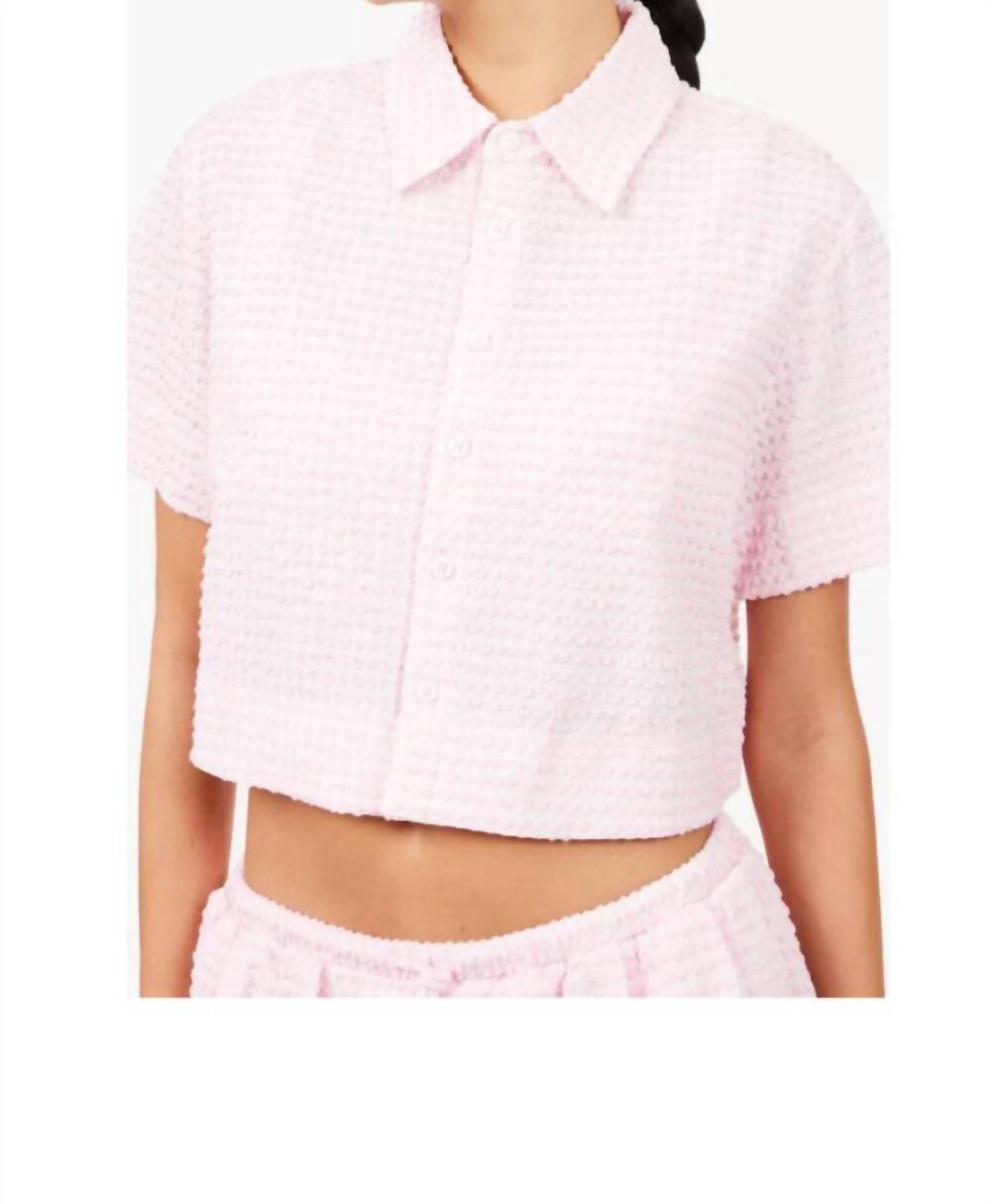 NEW SIMKHAI reeves camp shirt in daisy multi